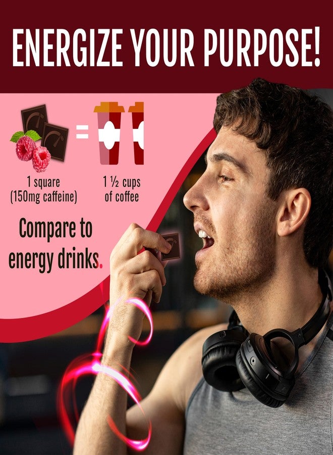 ZenEvo Driving Energy - Caffeinated Energy Bite Size - Dark Chocolate Berry Fuel with 150mg Caffeine - Long-Lasting for Gym, Workout, Adults - Great Taste - Low Carb - Healthy Snack - 30 Count - Image 4
